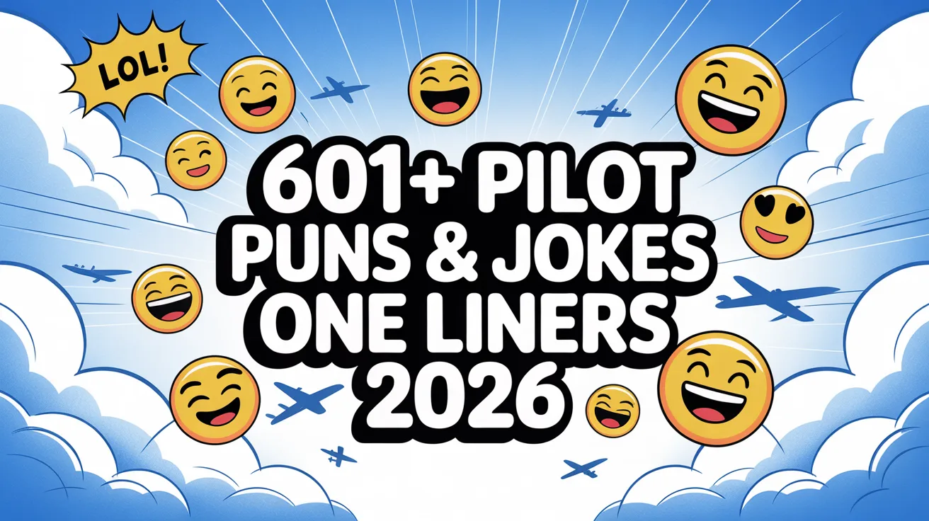 ✈️ Pilot Puns & Jokes One Liners
