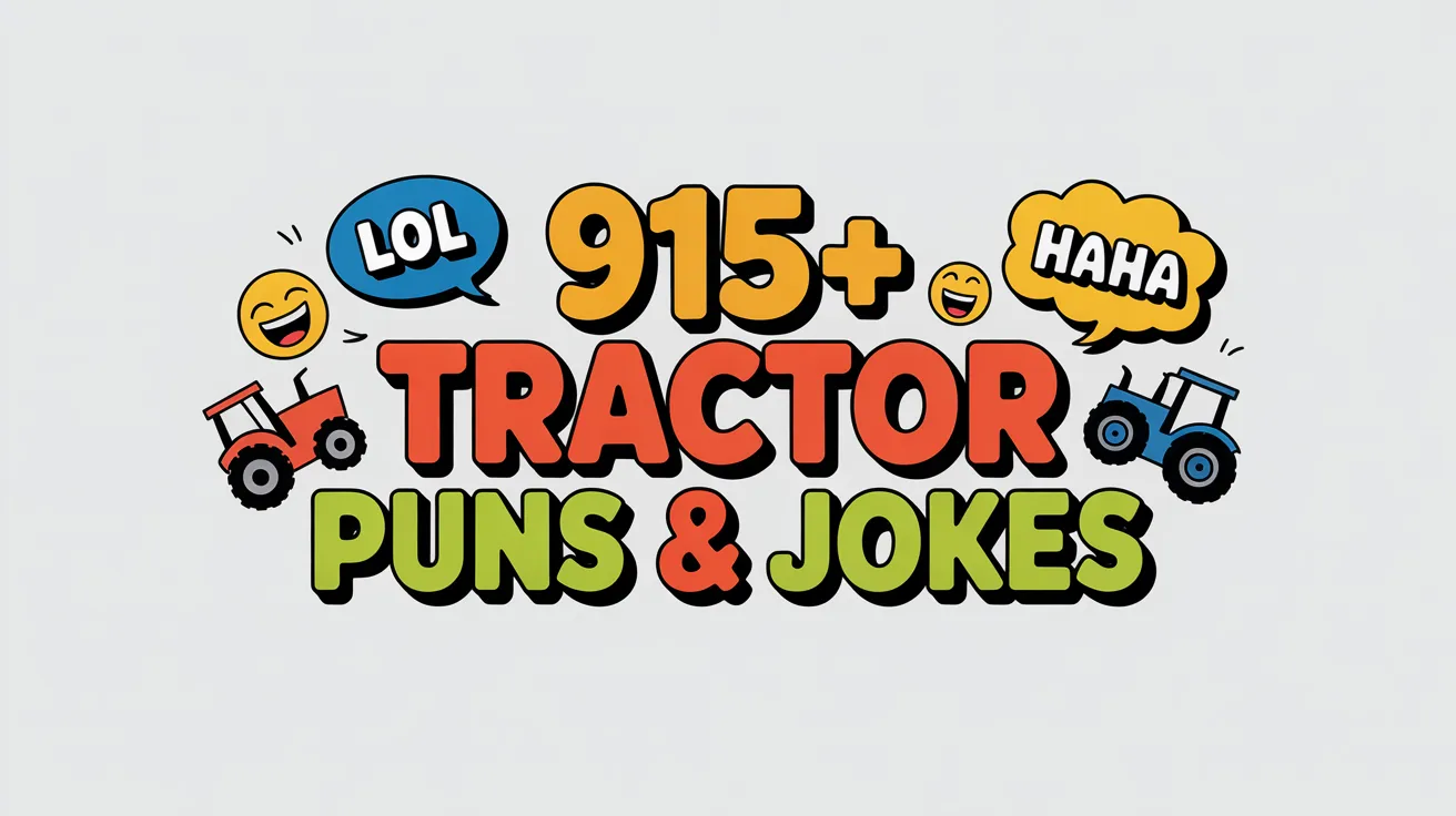 Tractor Puns & Jokes